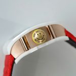 Richard Mille Clone Watches RM88 Smiley White Ceramic Fabic Nato Strap 42mm - Image 8