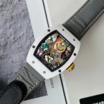 Richard Mille Fake Watch RM88 Smiley Fabic Nato Gray 42mm - Image 2