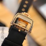 Richard Mille RM007 Gold Wrapped Replica Watch With Moissanite Diamonds 36mm - Image 7