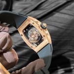 Richard Mille RM007 Replica Watch Rose Gold Wrapped With Full Natural Diamond 36mm - Image 5