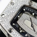 Richard Mille RM007 Replica Watch White Custom Full Moissanite Diamonds Hong Kong 36mm - Image 4