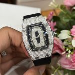 Richard Mille Replica Watch RM007 Black Dial Full CZ 36mm - Image 3