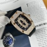Richard Mille RM007 Replica 1:1 Watch Rose Gold With Full Stone 36mm