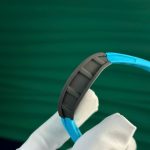 Richard Mille RM055 Carbon NTPT Luxury Fake Watch Blue Strap ZF Factory 49.9×42.7mm - Image 10