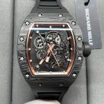 Richard Mille RM055 Carbon NTPT Replica 1:1 Watch Black BBR 45mm - Image 2