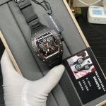 Richard Mille RM055 Carbon NTPT Replica 1:1 Watch Black BBR 45mm