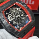 Richard Mille RM055 Carbon NTPT Replica 1:1 Watch Red BBR 45mm - Image 4