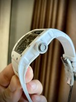 Richard Mille Replica Watch RM055 White Ceramic Rubber Strap ZF Factory 45mm - Image 3