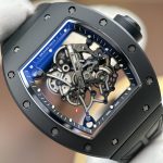 Richard Mille RM055 Black Imitation Watches Case Ceramic Rubber Strap ZF 49.9×42.7mm - Image 5