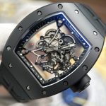 Richard Mille RM055 Black Imitation Watches Case Ceramic Rubber Strap ZF 49.9×42.7mm - Image 4