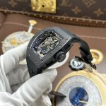 Richard Mille RM055 Black Imitation Watches Case Ceramic Rubber Strap ZF 49.9×42.7mm - Image 10
