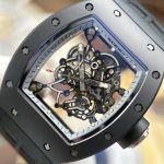 Richard Mille RM055 Replica Watches Case Black Ceramic Bezel White ZF Factory 49.9×42.7mm - Image 4