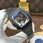 Richard Mille RM055 Replica Watches Case Black Ceramic Bezel White ZF Factory 49.9×42.7mm - Image 3