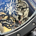 Richard Mille RM055 Replica Watches Case Black Ceramic Bezel White ZF Factory 49.9×42.7mm - Image 8