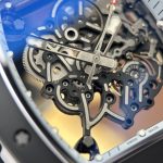 Richard Mille RM055 Replica Watches Case Black Ceramic Bezel White ZF Factory 49.9×42.7mm - Image 7