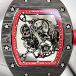 Richard Mille RM055 Replica 1:1 Watch Black BBR Factory 45mm - Image 3