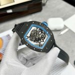 Richard Mille RM055 Replica Watch Full Carbon Case Rubber Strap 45mm - Image 2