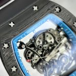 Richard Mille RM055 Replica Watch Full Carbon Case Rubber Strap 45mm - Image 3