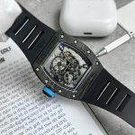 Richard Mille RM055 Replica Watch Full Carbon Case Rubber Strap 45mm - Image 8