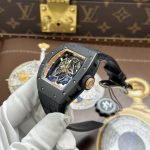 Richard Mille RM055 Replica Watches Case Black Ceramic Bezel Bronze Color ZF Factory 49.9×42.7mm - Image 9