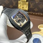 Richard Mille RM055 Replica Watches Case Black Ceramic Bezel Bronze Color ZF Factory 49.9×42.7mm - Image 3