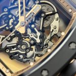 Richard Mille RM055 Replica Watches Case Black Ceramic Bezel Bronze Color ZF Factory 49.9×42.7mm - Image 7
