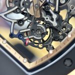 Richard Mille RM055 Replica Watches Case Black Ceramic Bezel Bronze Color ZF Factory 49.9×42.7mm - Image 6