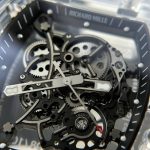 Richard Mille RM055 Sapphire Crystal Replica Watch Rubber Strap 45mm - Image 6
