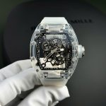 Richard Mille RM055 Sapphire Crystal Replica Watch Rubber Strap 45mm
