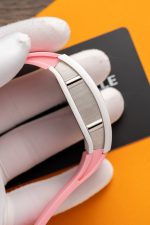 Richard Mille RM07-01 Ceramic Best Replica Watch Pink Rubber Strap 36mm - Image 6