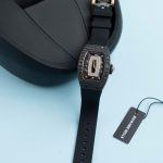 Richard Mille RM07-01 Carbon Fake Watch Black Rubber Strap 36mm