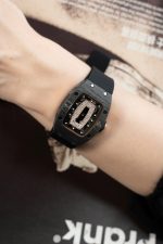 Richard Mille RM07-01 Carbon Fake Watch Black Rubber Strap 36mm - Image 6