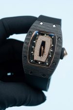 Richard Mille RM07-01 Carbon Fake Watch Black Rubber Strap 36mm - Image 4