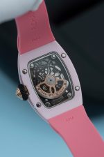 Richard Mille RM07-01 Ceramic Fake Watches Pink Rubber Strap 36mm - Image 9
