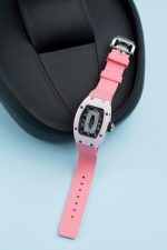 Richard Mille RM07-01 Ceramic Fake Watches Pink Rubber Strap 36mm - Image 2