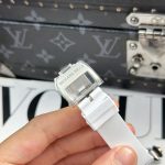 Richard Mille RM07-01 Best Replica Watches Diamonds White Rubber Strap ZF Factory 36mm - Image 10