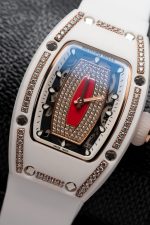 Richard Mille RM07-01 Replica Watch With Diamonds White Ceramic Case 36mm - Image 4