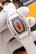 Richard Mille RM07-01 Replica Watch With Diamonds White Ceramic Case 36mm - Image 3