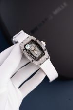 Richard Mille RM07-01 Knock Off Watches Women White Automatic Movement ZF Factory 36mm