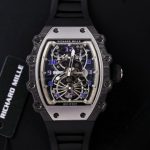 Richard Mille RM21-01 Tourbillon Best Replica Watch Rubber Strap 45mm