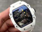Richard Mille RM27-02 Rafael Nadal Tourbillon White Carbom Best Replica Watches 40x48mm - Image 2