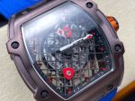 Richard Mille RM27-04 Tourbillon Rafael Nadal Super Fake Watches Blue Fabric Strap 39x48mm - Image 2