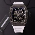 Richard Mille Replica Watch RM35-01 Carbon Rubber Strap BBR Factory 44mm