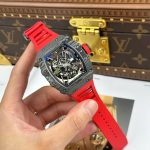 Richard Mille RM35-02 Rafael Nadal Carbon Replica Watches Red ZF Factory 44mm - Image 2