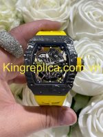 Richard Mille RM35-02 Rafael Nadal Yellow Carbon NTPT + Vaucher Exclusive Customization Watch 44.5×49.94mm