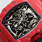 Richard Mille RM35-02 Replica 11 Watch Carbon Fiber Red 45mm - Image 5