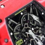 Richard Mille RM35-02 Knock Off Watches Red Carbon Frame Automatic Movement 45mm - Image 6
