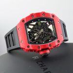 Richard Mille RM35-02 Knock Off Watches Red Carbon Frame Automatic Movement 45mm - Image 5