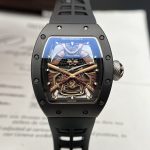 Richard Mille Replica Watch RM47 Samurai Ceramic Rubber Strap 42.7mm - Image 2