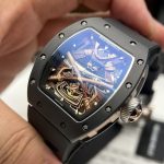 Richard Mille Replica Watch RM47 Samurai Ceramic Rubber Strap 42.7mm - Image 4
